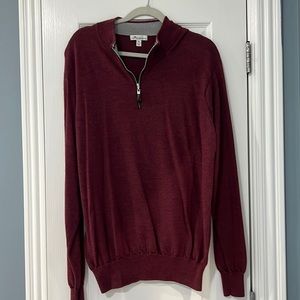 Peter Millar wool quarter zip